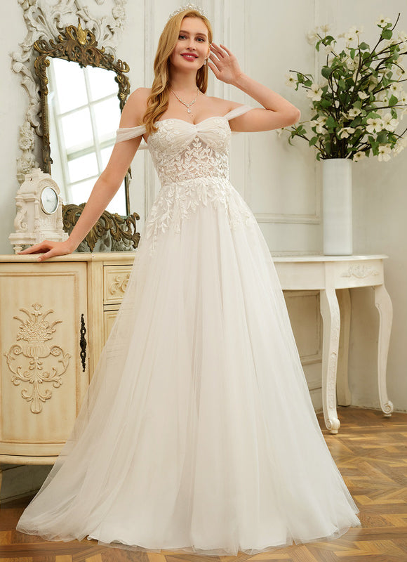 Robe Nuptiale Romantique À Traîne - gallery 3