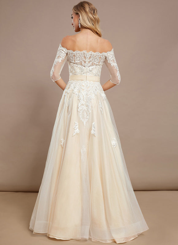 Robe Nuptiale Élégante En Tulle. - gallery 5