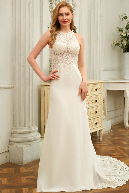 Robe De Mariée Élégante En Dentelle - gallery 1