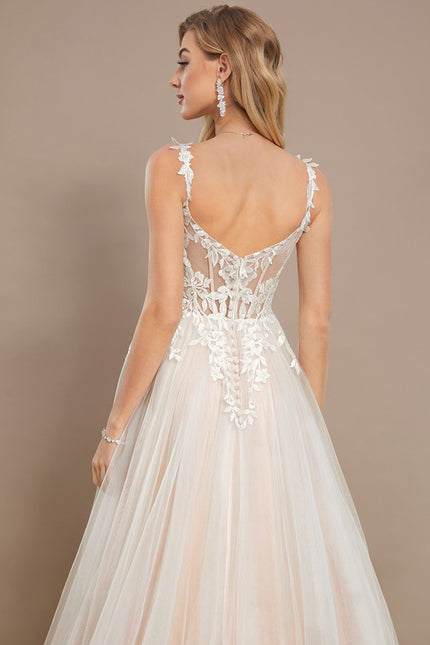 Robe Nuptiale Éthérée En Tulle - gallery 5