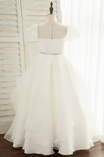 Robe Enfant Élégante En Organza - gallery 1