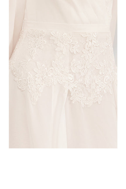 Robe Nuptiale Vaporeuse Élégante Col V - gallery 1