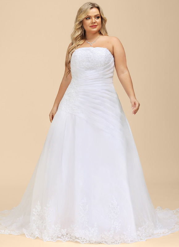 Robe Nuptiale Élégante En Satin. - gallery 9
