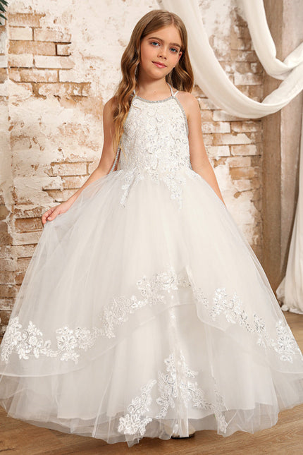 Robe Enfant Princesse En Tulle - gallery 7