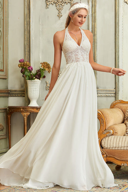 Robe Nuptiale Fluide À Dos Nu