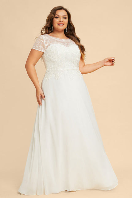 Robe Nuptiale Fluide Avec Cape - gallery 7