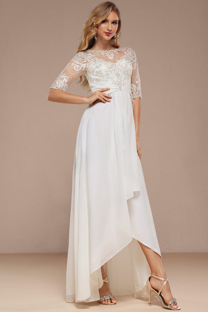 Robe Nuptiale Élégante À Volants. - gallery 4