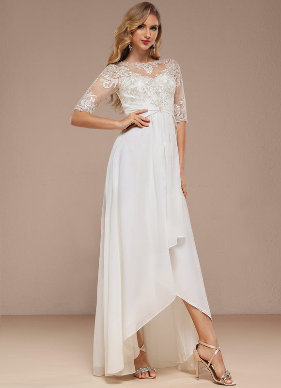 Robe Nuptiale Élégante À Volants. - gallery 4