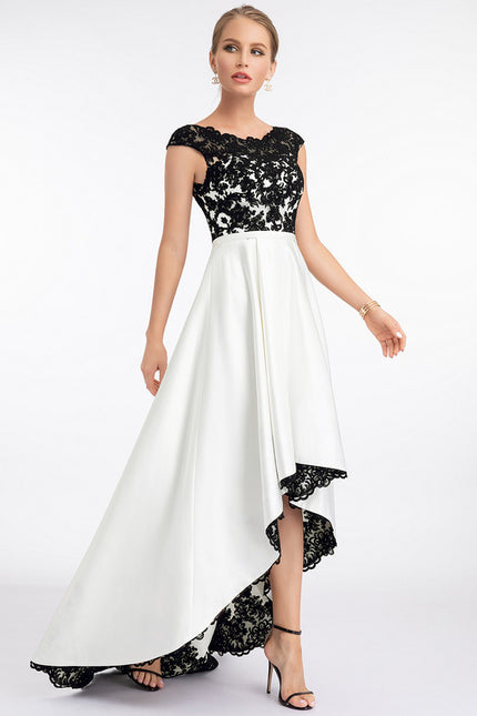 Robe De Bal Chic Bicolore Élégante - gallery 6