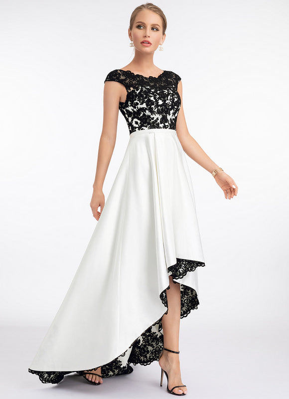 Robe De Bal Chic Bicolore Élégante - gallery 6
