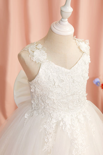 Robe Enfant Tulle Florale Élégante - gallery 8