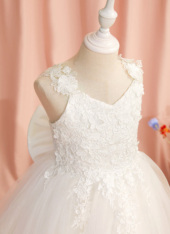 Robe Enfant Tulle Florale Élégante - gallery 8