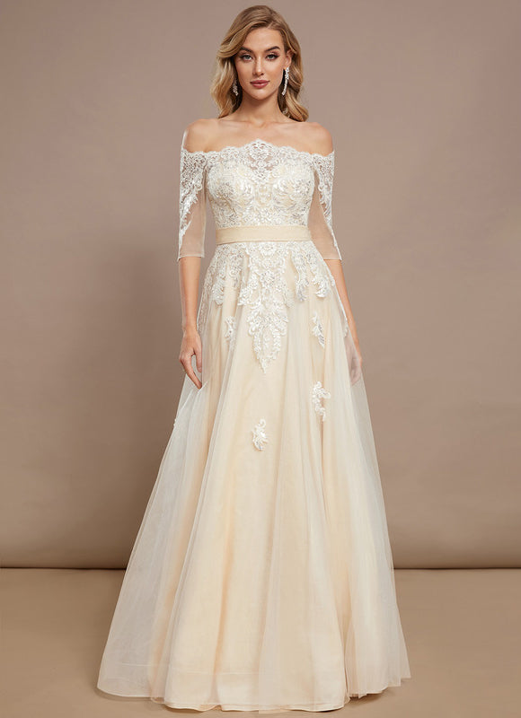 Robe Nuptiale Élégante En Tulle. - gallery 2