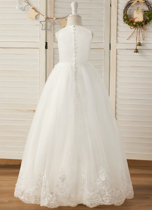 Robe Enfant Élégante En Tulle - gallery 3