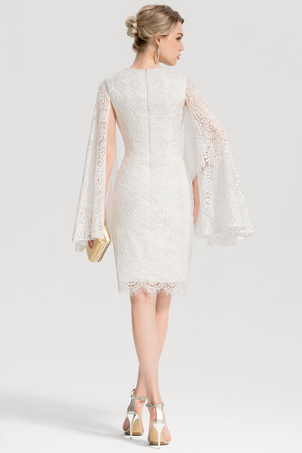 Robe De Mariée Chic À Manches Cape - gallery 3