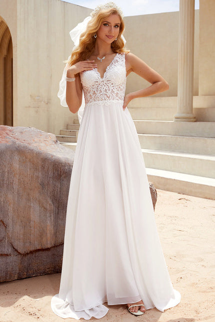 Robe Nuptiale Légère En Dentelle
