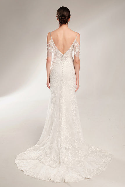 Robe De Mariée Dentelle Romantique Élégante - gallery 3