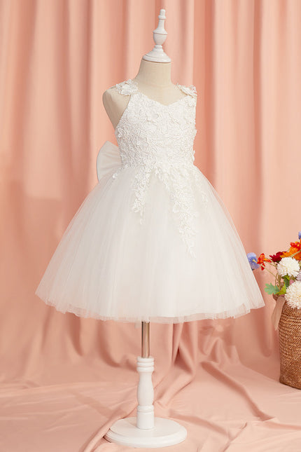 Robe Enfant Tulle Florale Élégante - gallery 4