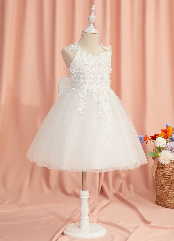 Robe Enfant Tulle Florale Élégante - gallery 4