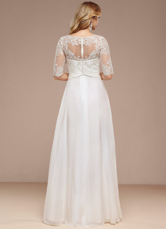 Robe Nuptiale Élégante À Volants. - gallery 5