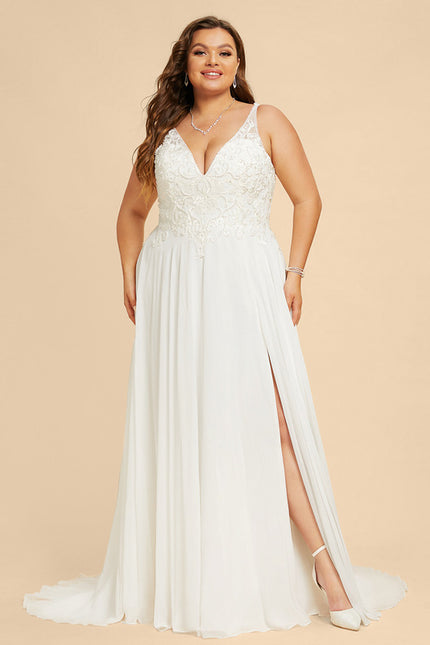 Robe Nuptiale Délicate À Dos Nu - gallery 9