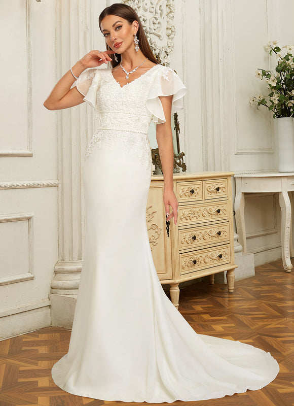 Robe De Mariee Pailletee - gallery 1