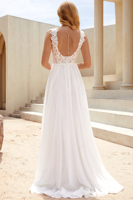 Robe Nuptiale Légère En Dentelle - gallery 6