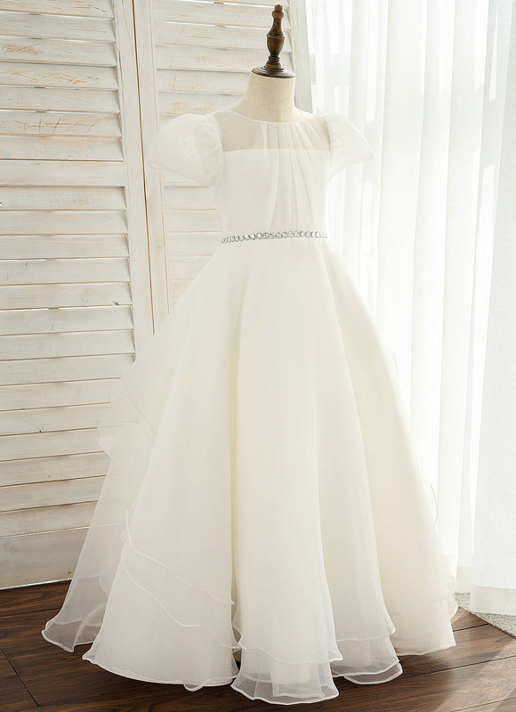 Robe Enfant Élégante En Organza