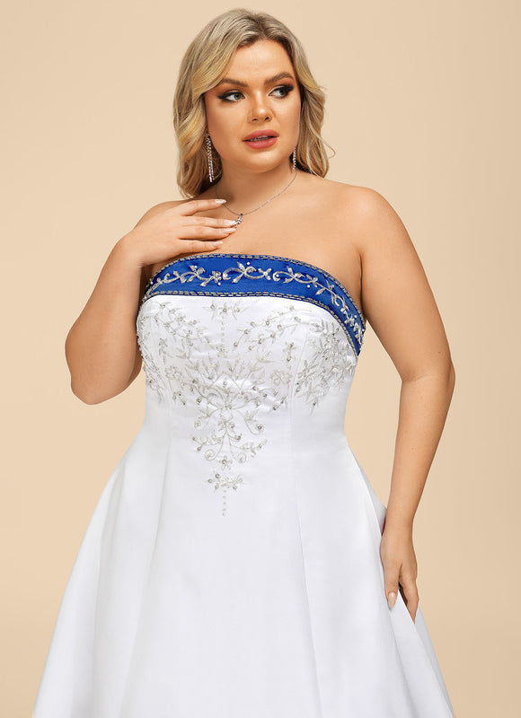 Robe De Mariee Bleu Et Blanche - gallery 6