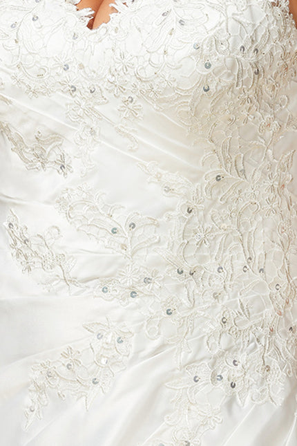 Robe Nuptiale Satinée Élégante Unique - gallery 4