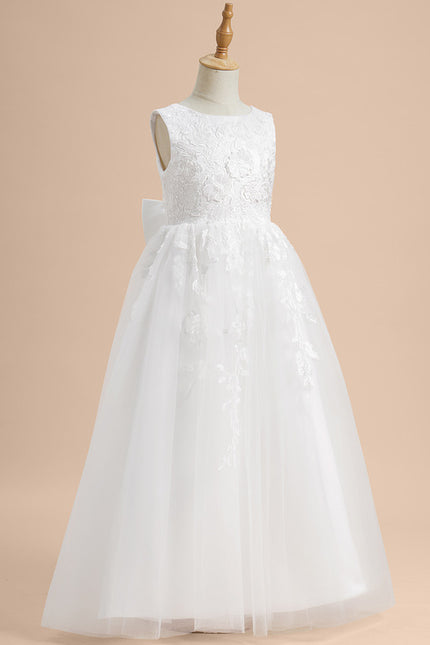 Robe Enfant Élégante À Dos Nu - gallery 1