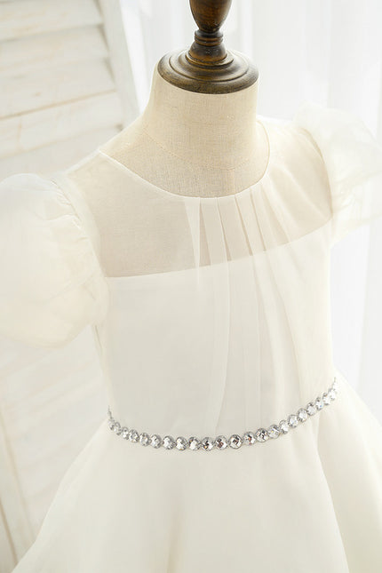 Robe Enfant Élégante En Organza - gallery 2