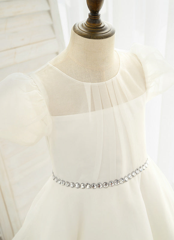 Robe Enfant Élégante En Organza - gallery 2
