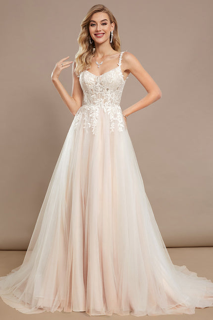 Robe Nuptiale Éthérée En Tulle - gallery 3