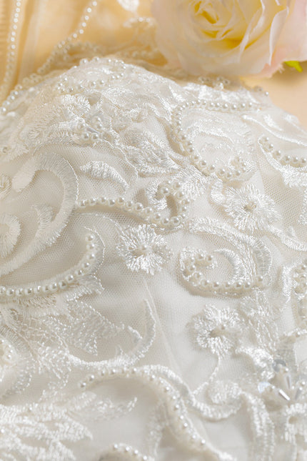 Robe Nuptiale Délicate À Dos Nu - gallery 6