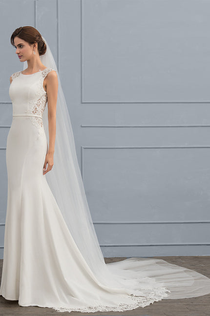 Robe Nuptiale Élégante Dos Transparent - gallery 1