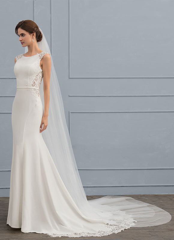 Robe Nuptiale Élégante Dos Transparent - gallery 1
