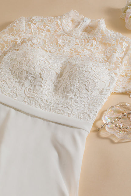 Robe Nuptiale Col Montant Romantique - gallery 3