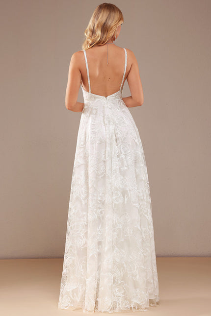 Robe Nuptiale Élégante À Fente - gallery 2
