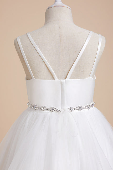 Robe Enfant Satinée Avec Tulle. - gallery 5