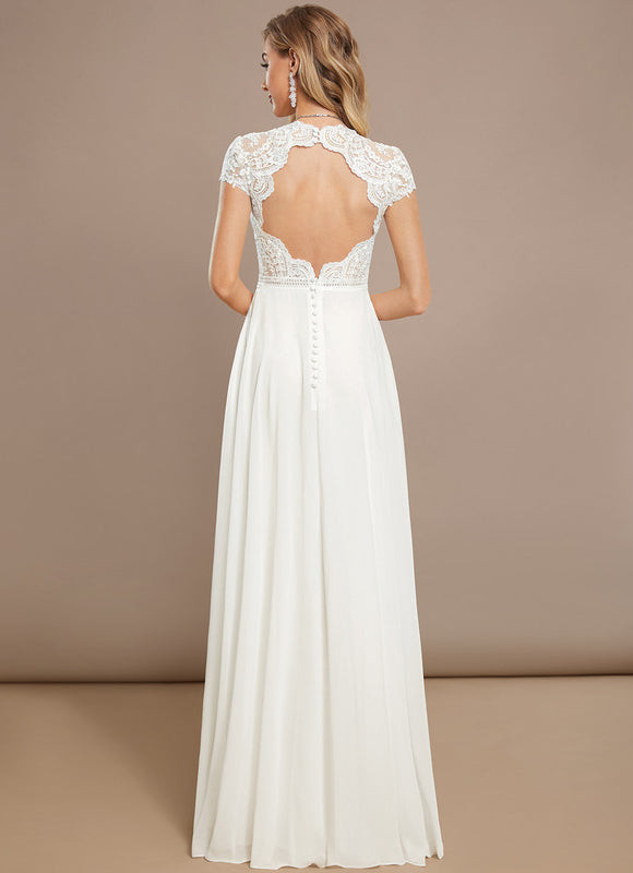 Robe Nuptiale Col V Délicate - gallery 5
