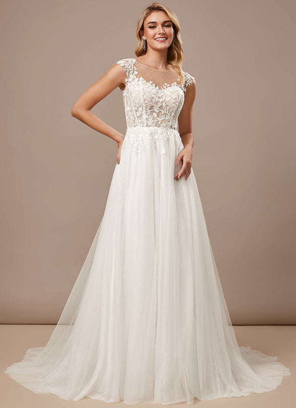 Robe De Mariee Fluide Dentelle