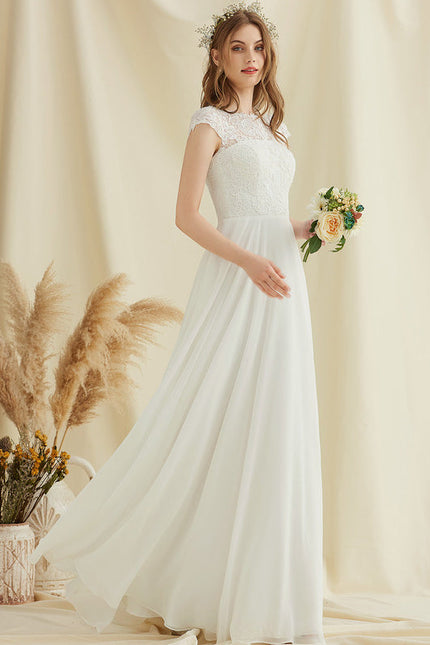 Robe Nuptiale Romantique En Mousseline