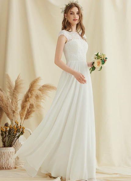 Robe Nuptiale Romantique En Mousseline