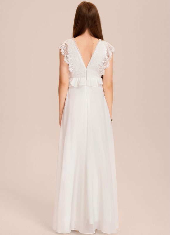 Robe Demoiselle D'Honneur Légère Chic - gallery 2
