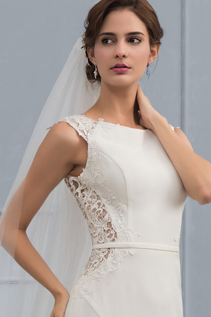 Robe Nuptiale Élégante Dos Transparent - gallery 4