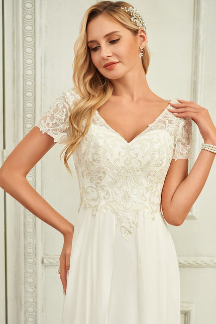Robe Nuptiale Col V Romantique - gallery 4