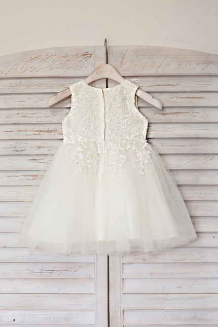 Robe Enfant Satinée Élégante Brodée - gallery 2