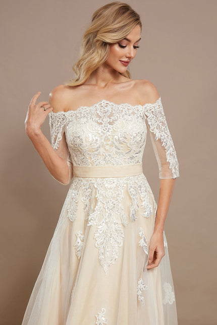 Robe Nuptiale Élégante En Tulle. - gallery 3