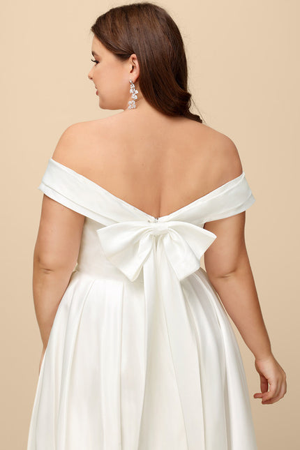 Robe Nuptiale Satinée Épurée Élégante - gallery 8